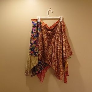 100% Silk O/S Hippie bathing suit cover up